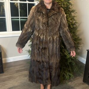 Luxurious Brown Fur Coat